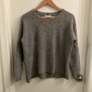 Heather gray sweater